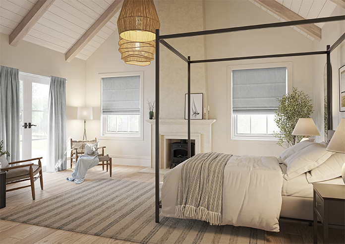 Cascade, Silver Stream - Twist&Fit Roman Blind - Image 6